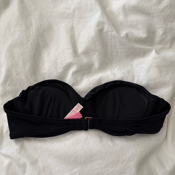 Victoria's Secret Black Bandeau Swim Top - Picture 2 of 3